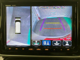 【全方位モニター】 4つのカメラで映像を映し出します。発進時、後退時も周囲の安全を確認し、サポートします^^