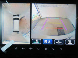 車両を上から見たような映像をディスプレイオーディオ画面に表示するパノラミックビューモニター