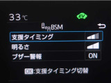 隣車線を走る車両をレーダーで検知し、ドアミラーでは確認しにくい後側方エリアに存在する車両に加え、急接近してくる車両も検知します。車両を検知するとドアミラーに搭載されたLEDインジケーターが点灯します。