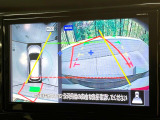 【アラウンドビューモニター】専用のカメラにより、上から見下ろしたような視点で360度クルマの周囲を確認することができます☆死角部分も確認しやすく、狭い場所での切り返しや駐車もスムーズに行えます。