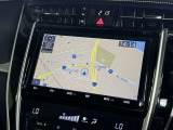 【ナビ画面】主に地図を表示し、目的地へのルート案内や渋滞情報などを表示するために使われます。