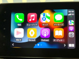 ●Apple Car Play:スマホとの有線接続で、ナビ・オーディオ再生などスマホのアプリ機能が画面でも使える便利機能です!