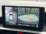 【パノラミックビューモニター】専用のカメラにより、上から見下ろしたような視点で360度クルマの周囲を確認することができます☆死角部分も確認しやすく、狭い場所での切り返しや駐車もスムーズに行えます。