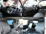 全席黒革調シートカバー装着済み☆!!