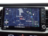 ホンダ純正ナビなのでダッシュボードにスッキリと収まっています。土地勘の無い所でも道に迷わず安心ですね!