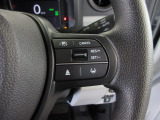 ハンドル右側にはクルーズコントロールのスイッチが装備され、運転中の操作も安心して行えます。