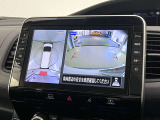 上から丸見えアラウンドビューモニター付きです。
