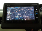 ホンダ純正ナビなのでダッシュボードにスッキリと収まっています。土地勘の無い所でも道に迷わず安心ですね!