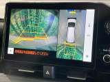 【パノラミックビューモニター】専用のカメラにより、上から見下ろしたような視点で360度クルマの周囲を確認することができます☆死角部分も確認しやすく、狭い場所での切り返しや駐車もスムーズに行えます。