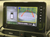 【アラウンドビューモニター】専用のカメラにより、上から見下ろしたような視点で360度クルマの周囲を確認することができます☆死角部分も確認しやすく、狭い場所での切り返しや駐車もスムーズに行えます。