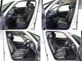 このフィットは、本革シートを採用しています。運転席、助手席ともに広々しています。また足元の広さだけでは無く、シートもゆったりしていて、お体をしっかりと支え、長時間運転でも疲れにくい設計にしています。