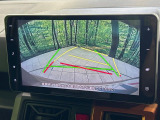 【バックカメラ】駐車時に後方がリアルタイム映像で確認できます。大型商業施設や立体駐車場での駐車時や、夜間のバック時に大活躍!運転スキルに関わらず、今や必須となった装備のひとつです!