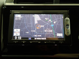 ホンダ純正ナビなのでダッシュボードにスッキリと収まっています。土地勘の無い所でも道に迷わず安心ですね!
