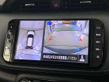 上から丸見えアラウンドビューモニター付きです。