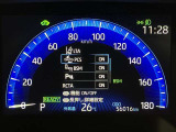【プリクラッシュセーフティー】前方の自動車を検知し、追突の危険性が高まったら、音や警告灯などで警告し、ドライバーにブレーキ操作を促します!