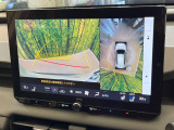 【パノラミックビューモニター】専用のカメラにより、上から見下ろしたような視点で360度クルマの周囲を確認することができます☆死角部分も確認しやすく、狭い場所での切り返しや駐車もスムーズに行えます。