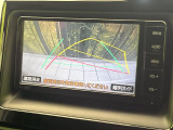 【バックカメラ】駐車時に後方がリアルタイム映像で確認できます。大型商業施設や立体駐車場での駐車時や、夜間のバック時に大活躍!運転スキルに関わらず、今や必須となった装備のひとつです!