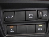 非常時やキャンプなどに役立つAC100Vコンセント付きです。