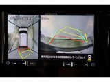 車両を上から見たような映像表示するパノラミックビューモニター付き!