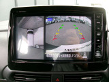 アラウンドビューモニター!空から見下ろしているかのような映像を映し出します。駐車時には安心ですよね♪