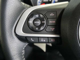 ステアリングスイッチ付き。前方から目を離すことなく操作することが可能です