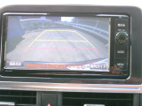 バックカメラの画像です。ガイドラインがスムースな車庫入れをサポートいたします。車庫入れの安心感がアップしますね。