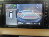 上空から見下ろしているかのように駐車できるアラウンドビューモニター。車庫入れや縦列駐車に役立ちます。