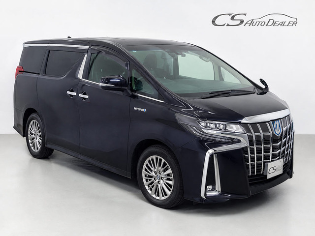 アルファード ハイブリッド 2.5 SR Cパッケージ E-Four 4WD 黒本革 4WD 後席モニター...