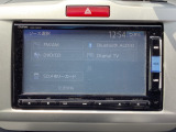 ナビゲーションは純正メモリーナビを装着しております。AM、FM、CD、DVD再生、Bluetooth、フルセグTVがご使用可能です