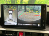 【パノラミックビューモニター】専用のカメラにより、上から見下ろしたような視点で360度クルマの周囲を確認することができます☆死角部分も確認しやすく、狭い場所での切り返しや駐車もスムーズに行えます。