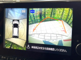 【アラウンドビューモニター】専用のカメラにより、上から見下ろしたような視点で360度クルマの周囲を確認することができます☆死角部分も確認しやすく、狭い場所での切り返しや駐車もスムーズに行えます。