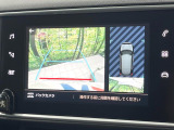 【アラウンドビューモニター】専用のカメラにより、上から見下ろしたような視点で360度クルマの周囲を確認することができます☆死角部分も確認しやすく、狭い場所での切り返しや駐車もスムーズに行えます。