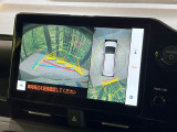 【パノラミックビューモニター】専用のカメラにより、上から見下ろしたような視点で360度クルマの周囲を確認することができます☆死角部分も確認しやすく、狭い場所での切り返しや駐車もスムーズに行えます。