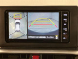 パノラミックビューモニター(全周囲モニター)です☆おクルマを空から見たように表示します。周囲の死角の確認に貢献します
