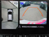 車の真上から見下ろしたような360度視界の良い『アラウンドビューモニター』です♪♪ 苦手な狭い駐車場、暗い所でも確認ができてとっても安心です♪♪