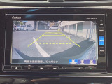 バックカメラはワイドカメラになっていますので、3種類の映像が選択可能です☆これはワイドビュー♪