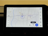 ナビ付きです。目的地を設定すれば、初めての場所でも簡単に行くことが出来ます。