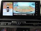 アラウンドビュー☆空から見下ろすような視点で、スムーズな駐車と安全確認をサポート!運転の心強い味方になってくれます♪