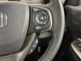 Hondaセンシングの機能のひとつ、アダプティブクルーズコントロール付!アクセルから足を離しても設定したスピードと前車との車間を保ち走行してくれます!車線維持もアシスト☆高速道路で疲労軽減ですね☆