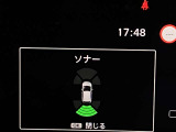 障害物を感知し知らせてくれるので安心です♪