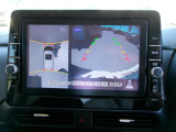アラウンドビュ-モニタ-装備。上から見下ろしているような映像が表示されるので、車庫入れ時にも安心です!確認しずらい障害物等も視認しやすいですね^^