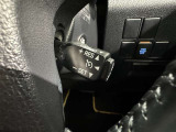 クルーズコントロール機能が付いています。 速度を設定するとアクセルを踏まなくても一定の速度で走ることができます。  高速道路ではとても便利な装置なんです。