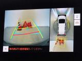 バックガイドモニターを装備しています、車庫入れもラクラクです。パノラミックビューモニターを搭載しています、上からの画像も表示されます。