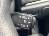 【クルーズコントロール】高速道路もラクラク走行。アクセルを離しても一定速度で走行ができ、長距離運転時の負担を軽減!加速・減速も簡単なスイッチ操作で調整できます。