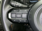 ステアリングスイッチ装備!運転しながら手元でオーディオの操作などができます。