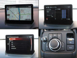 ナビゲーション、スマートフォンを接続してお好みのアプリやマップが使える「Apple CarPlay / Android Auto」に対応した高精細ディスプレイ。音楽再生やハンズフリー通話も可能です。