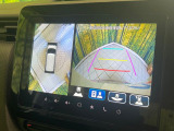 【全方位モニター用カメラ】専用のカメラにより、上から見下ろしたような視点で360度クルマの周囲を確認することができます☆死角部分も確認しやすく、狭い場所での切り返しや駐車もスムーズに行えます。