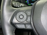 ステアリングスイッチ装備!運転しながら手元でオーディオの操作などができます。
