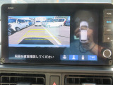 車庫入れ・駐車を安心サポート!バックカメラ装備です。
