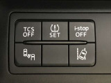 運転席回りのスイッチで安全装備のON/OFFも簡単に!